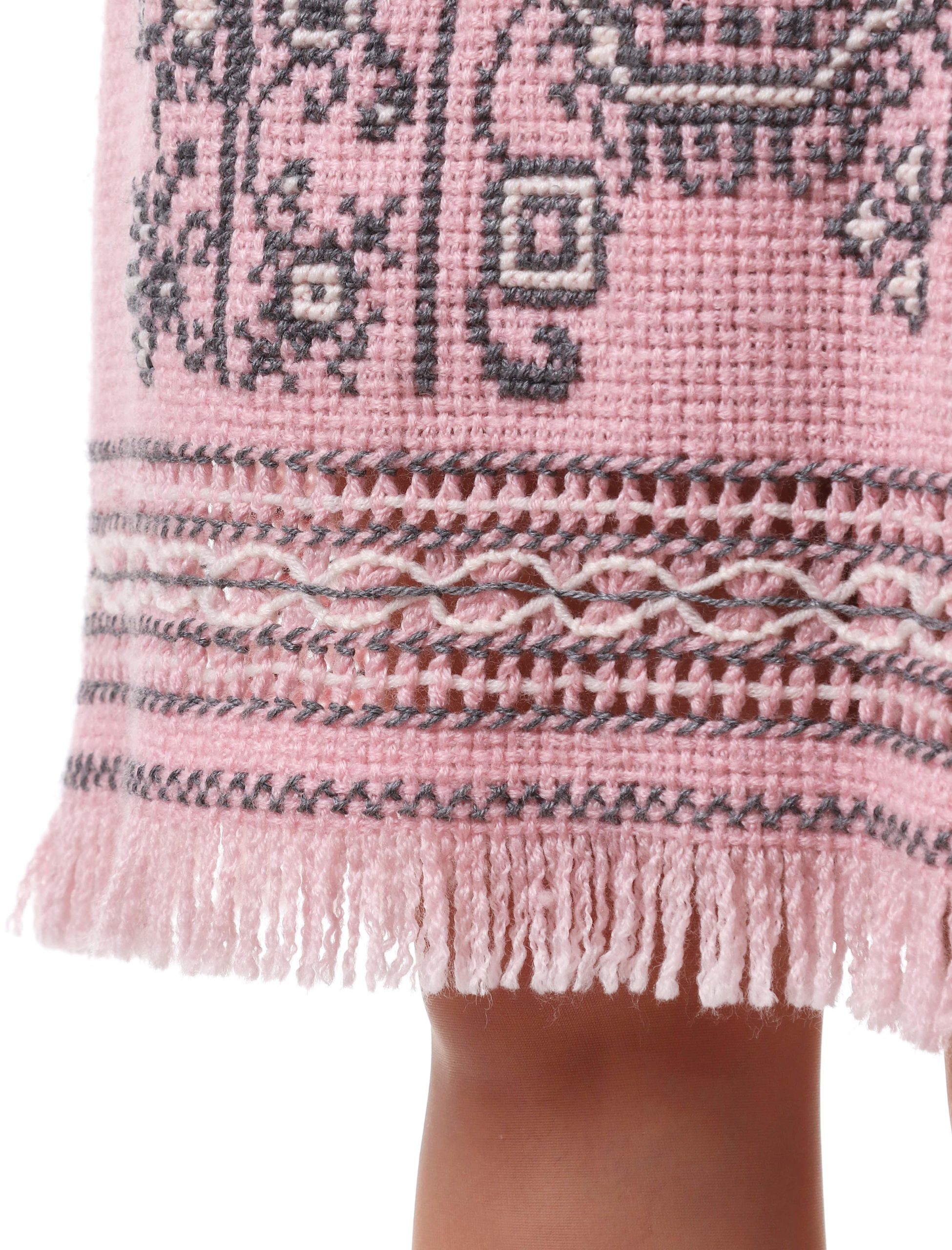 Сукня з вишивкою «Романс» (рожева)