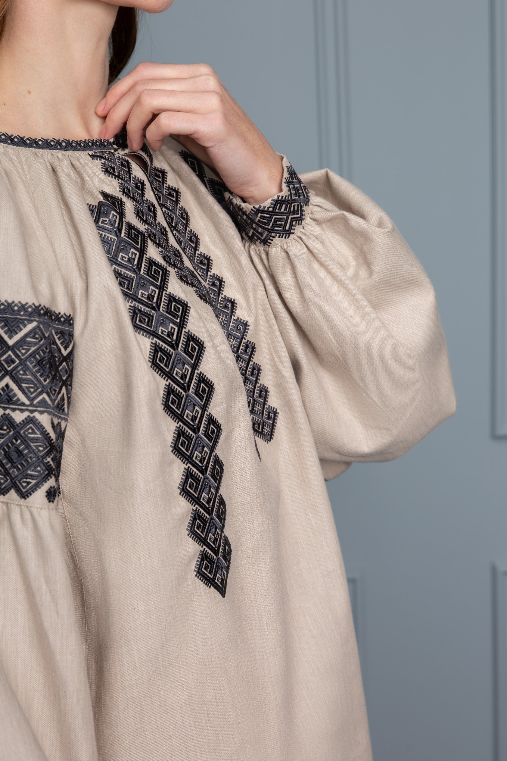 Embroidered blouse «Fertility»