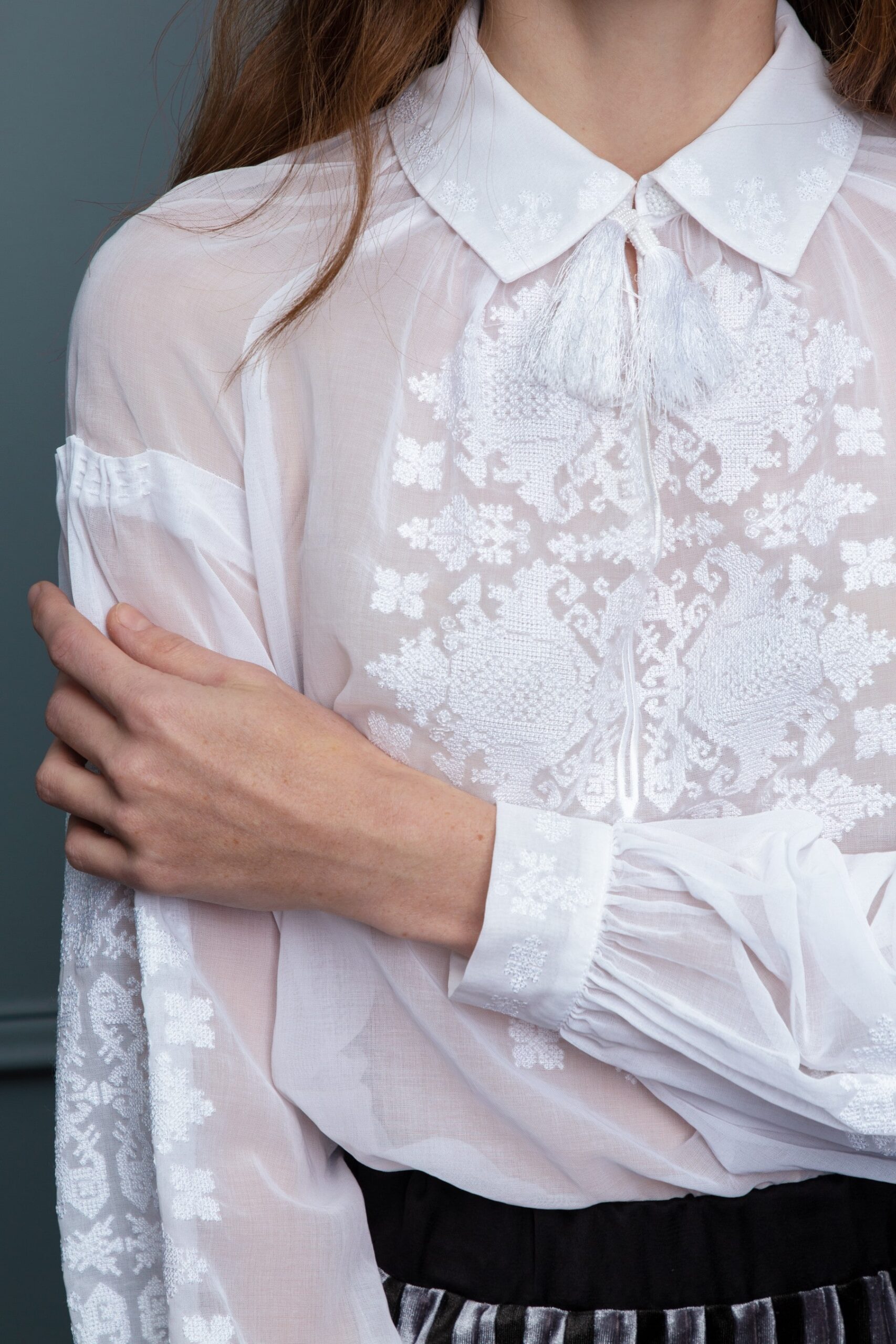 Embroidered blouse «Flourish»